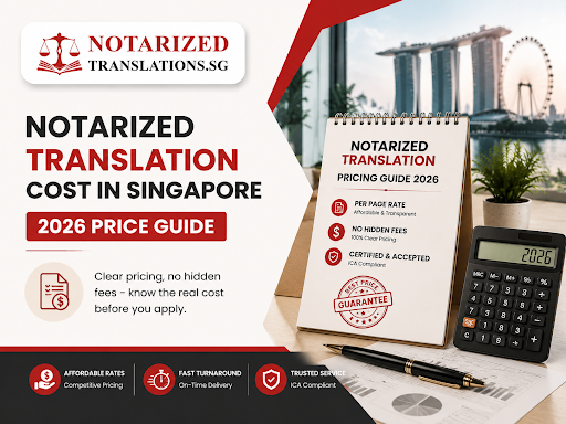 Notarized Translation Cost in Singapore — Complete Price Guide 2026