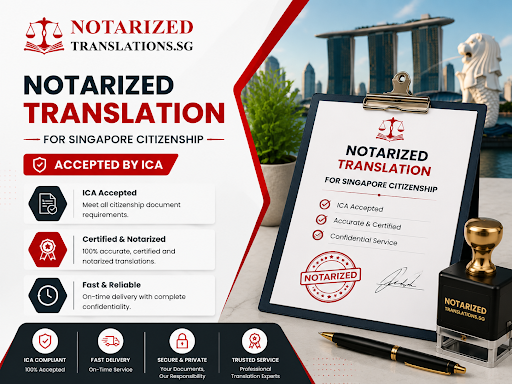 Notarized Translation for Singapore Citizenship Application