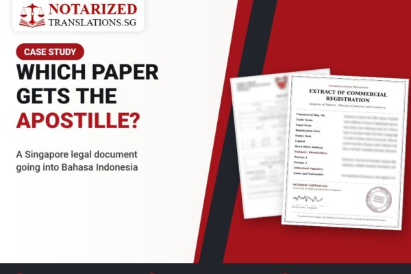 Which Paper Gets the Apostille? A Singapore Legal Document Going Into Bahasa Indonesia