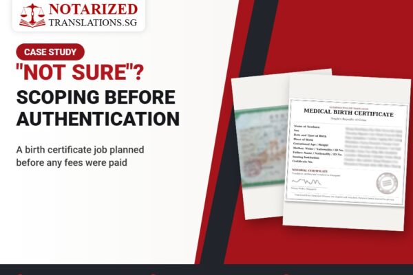 “Not Sure” Was the Real Problem: Scoping a Birth Certificate Job Before Buying Any Authentication